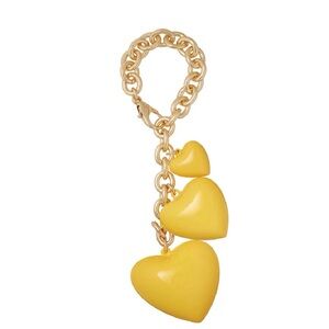 Roxanne Assoulin The Puffy Heart Bag Charm Yellow